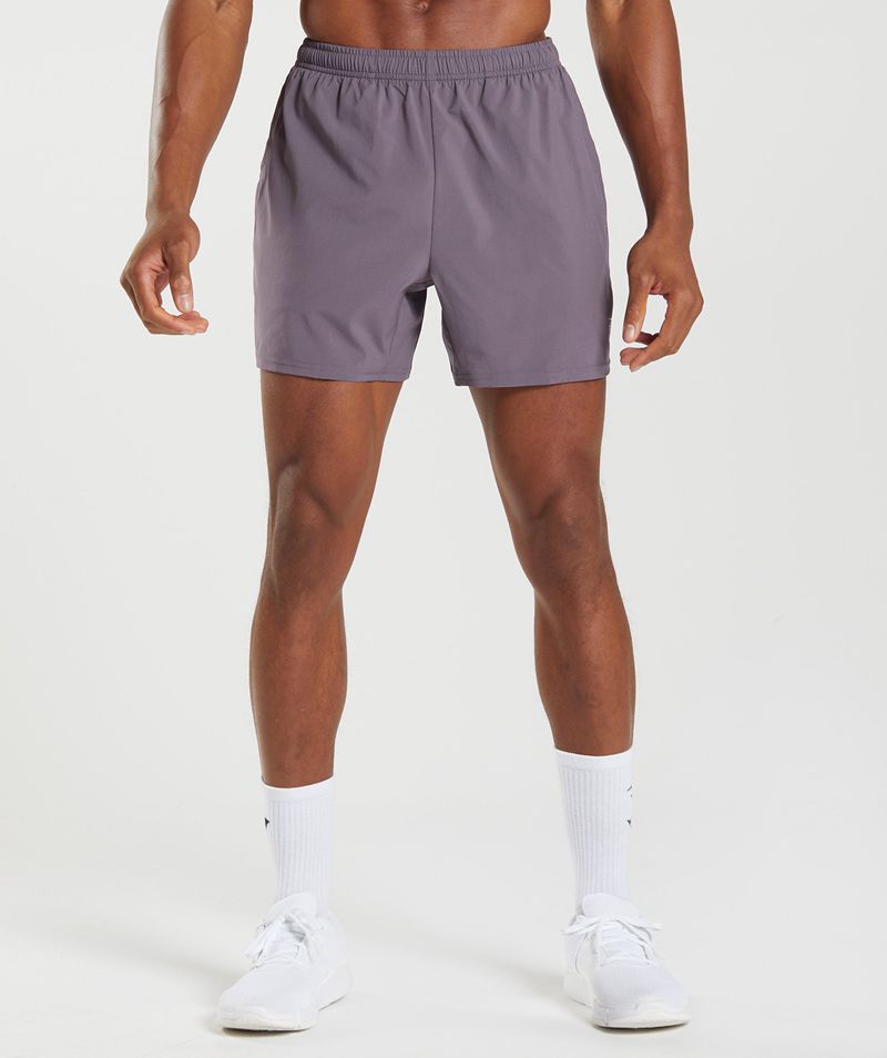 Men's Gymshark Arrival 5" Shorts Purple | USA 2713-WURJL