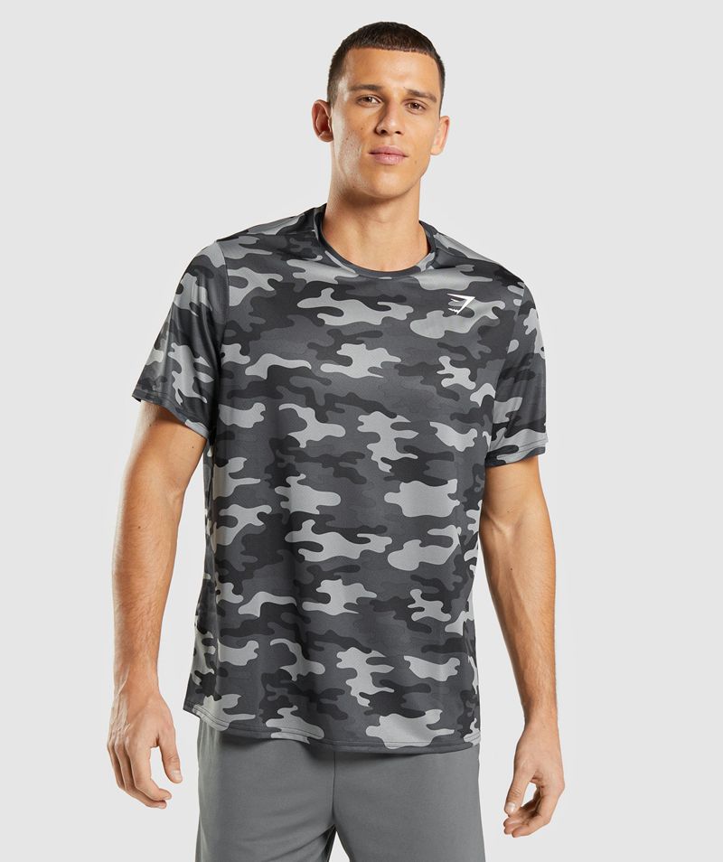 Men's Gymshark Arrival T-Shirts Grey | USA 2470-SXGMB