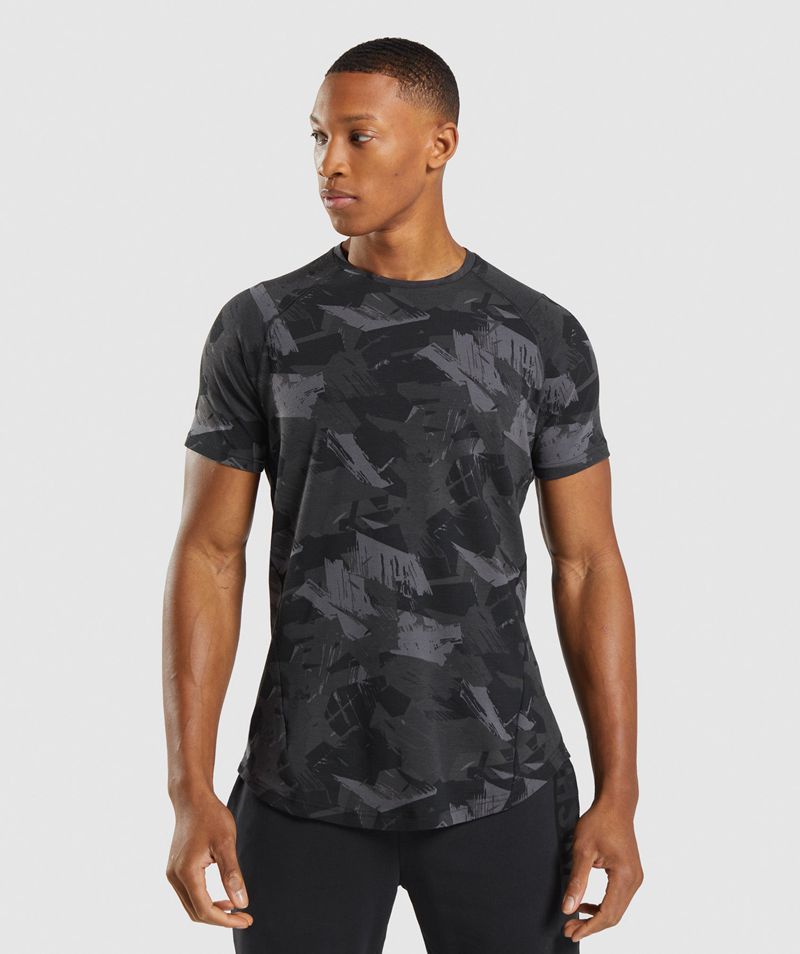 Men's Gymshark Bold T-Shirts Grey | USA 6904-ZLRPG