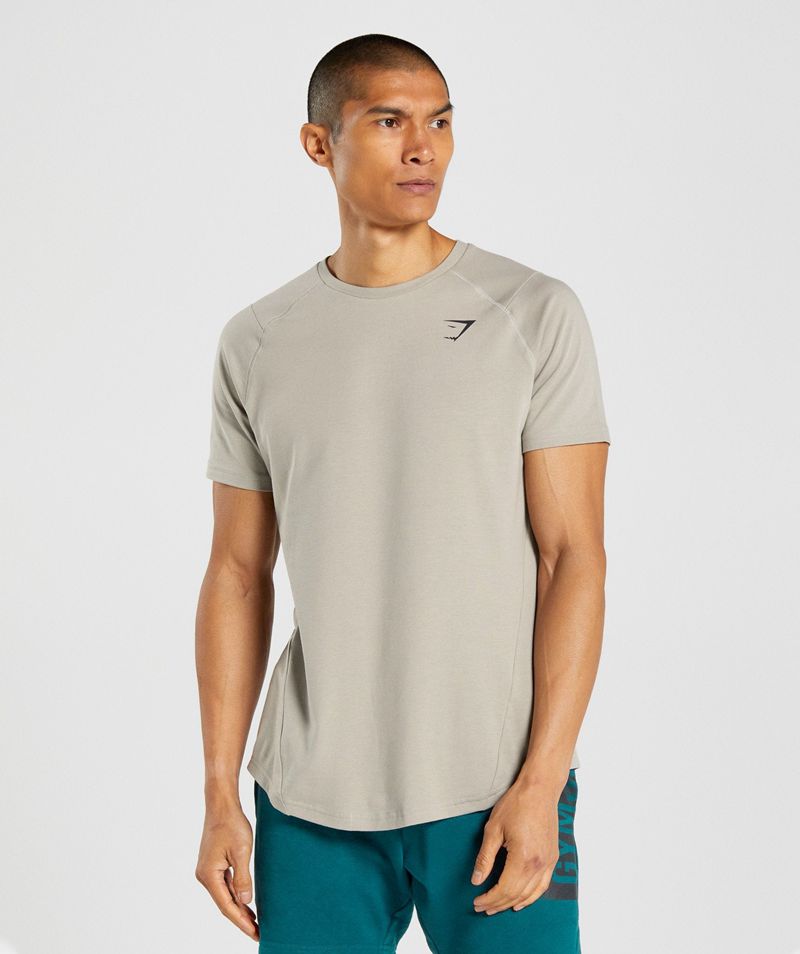 Men's Gymshark Bold T-Shirts Grey | USA 9468-JEXIM