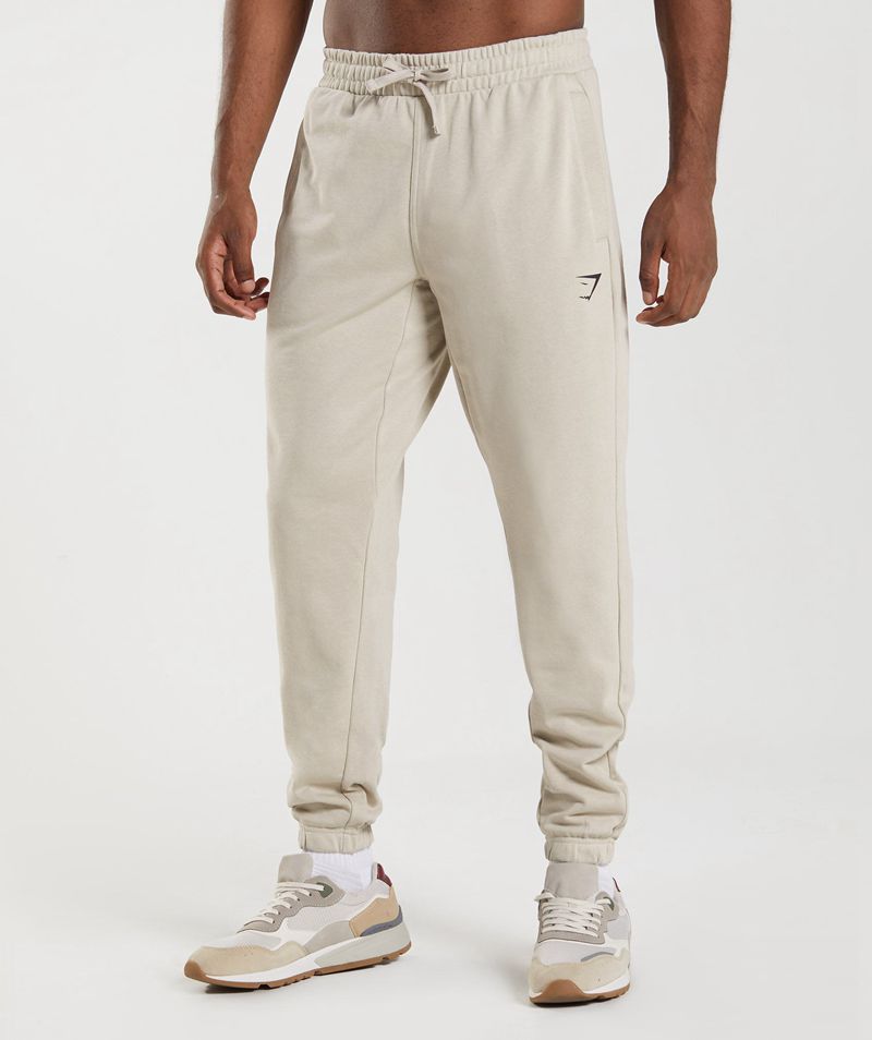 Men's Gymshark Essential Oversized Joggers Grey | USA 3250-FMTJS