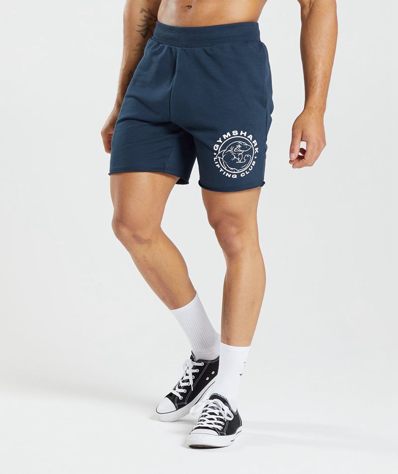 Men's Gymshark Legacy Shorts Navy | USA 5703-AVHOK