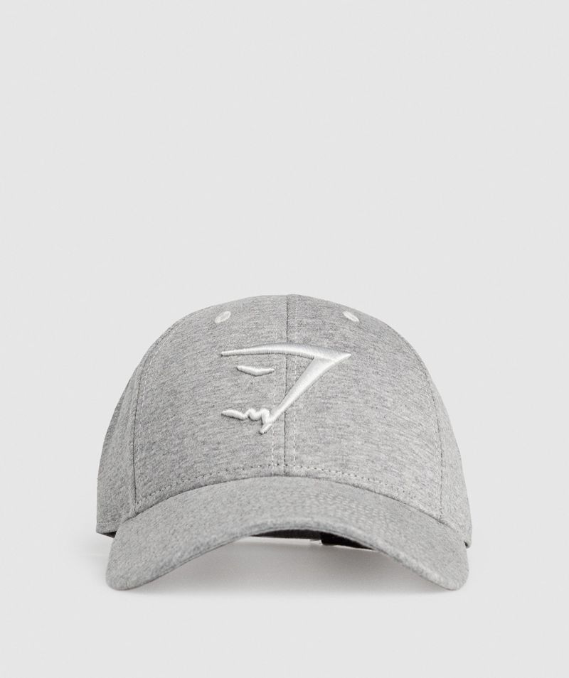 Men's Gymshark Sharkhead Caps Light Grey | USA 3029-ODNIW