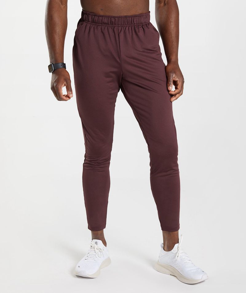 Men's Gymshark Sport Joggers Burgundy | USA 7401-XNGTE