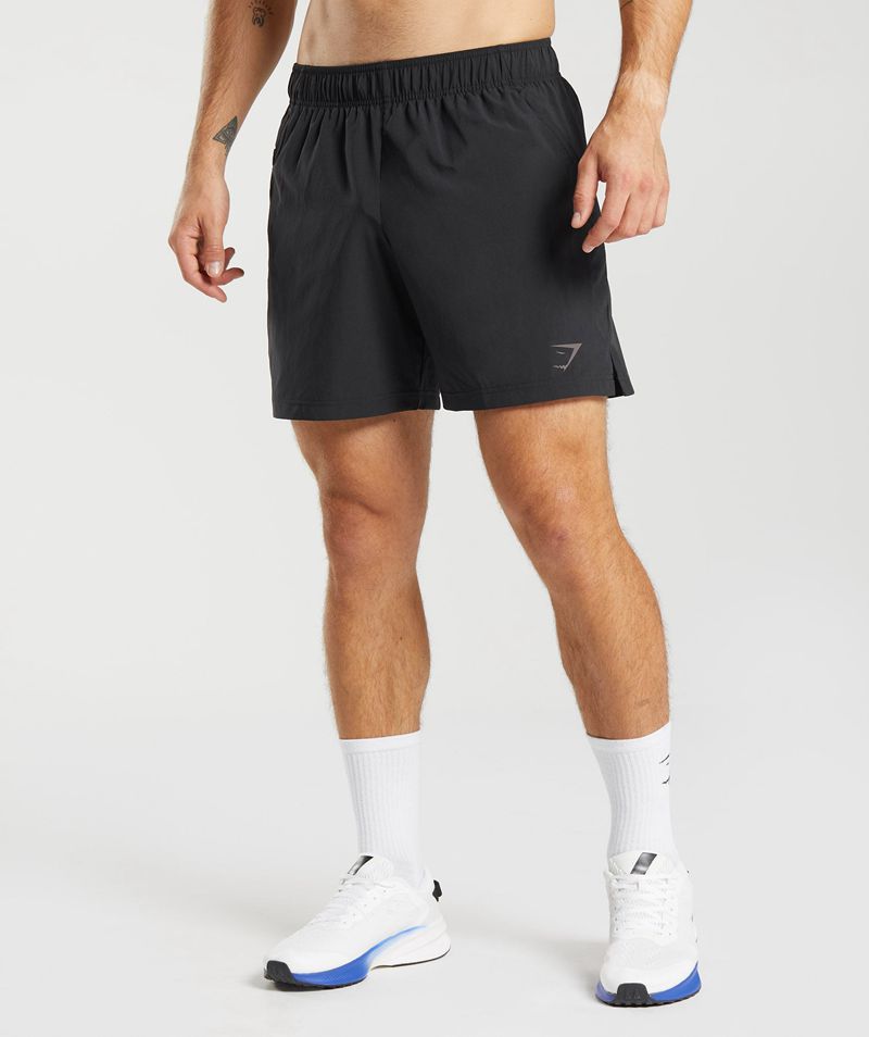 Men's Gymshark Sport Shorts Black | USA 7328-VTWLF