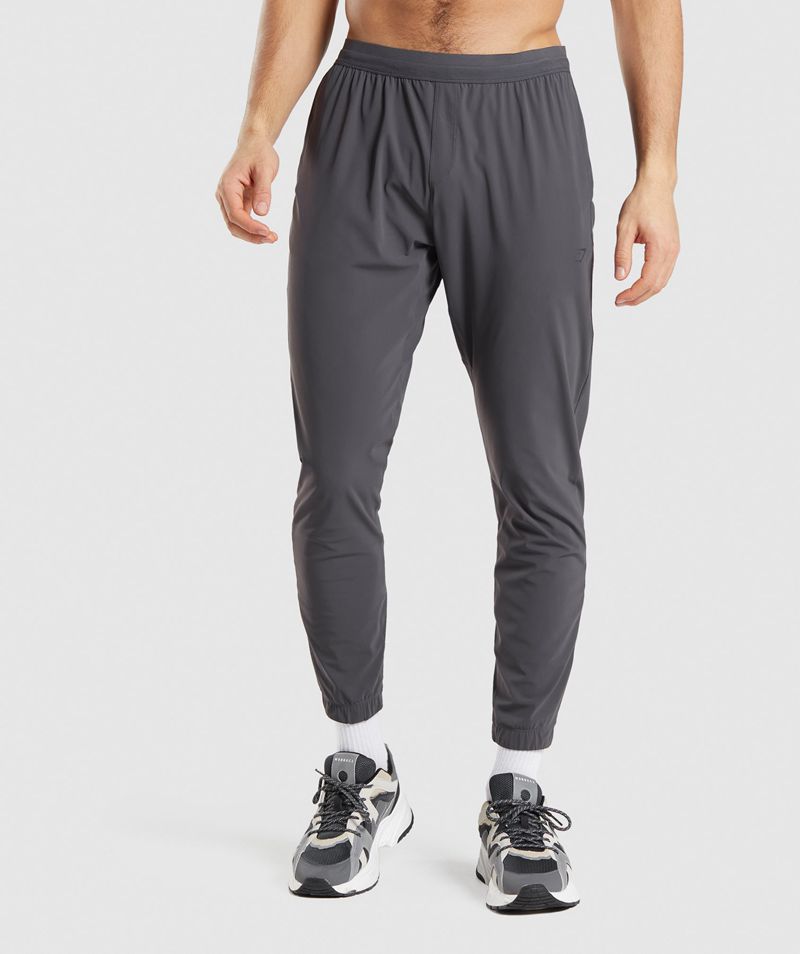 Men's Gymshark Studio Joggers Grey | USA 4571-WCHFG