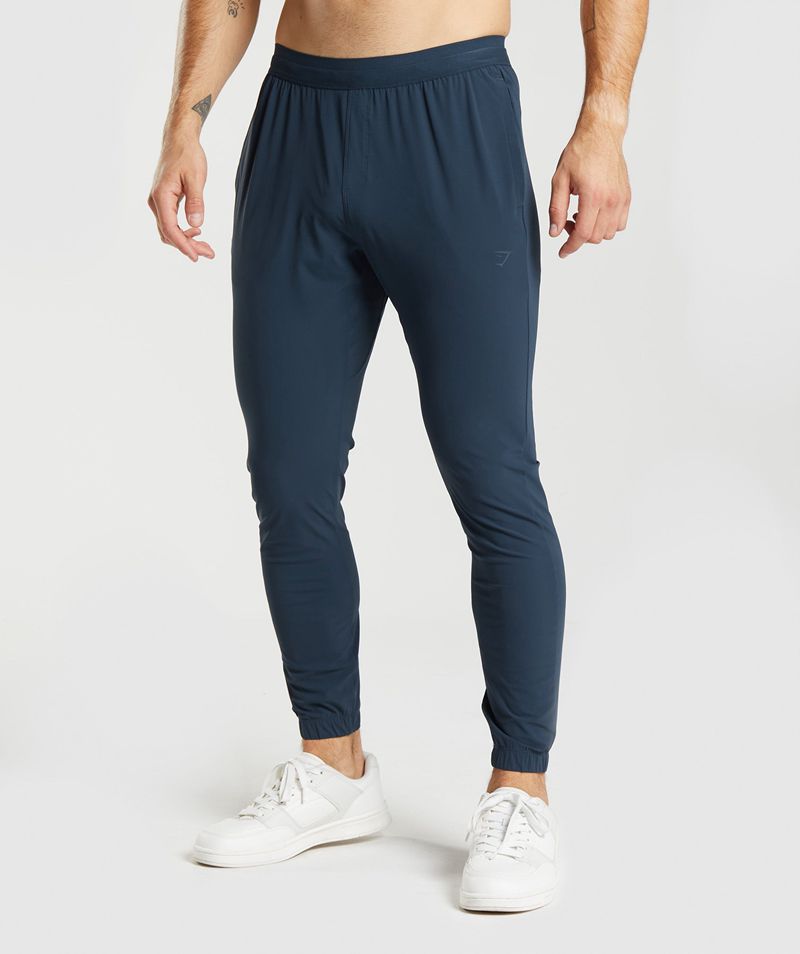 Men's Gymshark Studio Joggers Navy | USA 4529-SKYWC