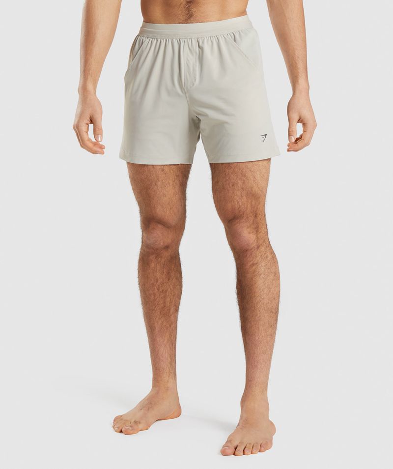 Men's Gymshark Studio Shorts Grey | USA 3248-EUWDM