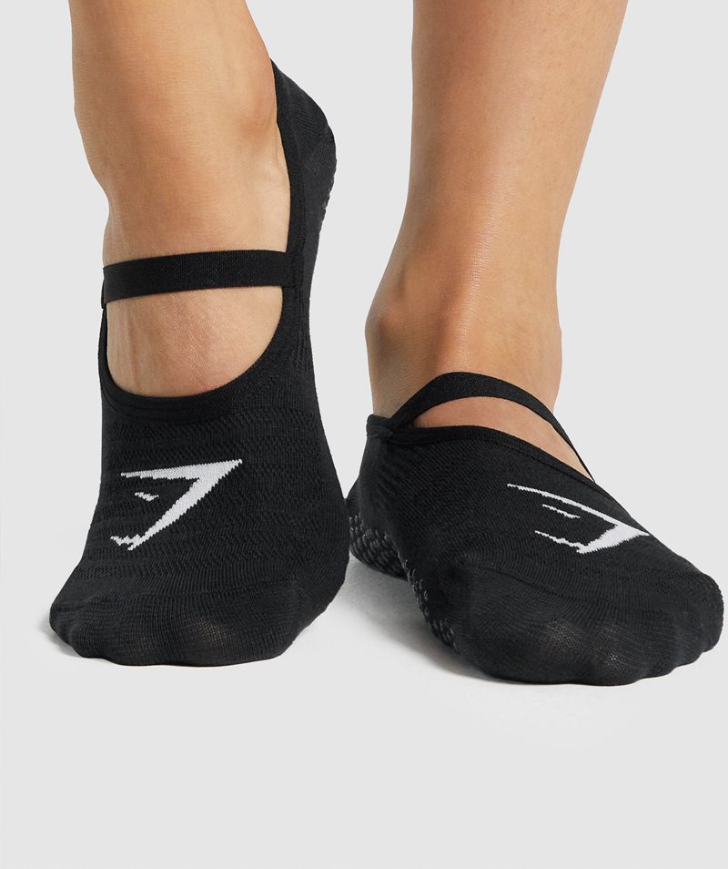 Men's Gymshark Studio Socks Black | USA 9286-KQWJA