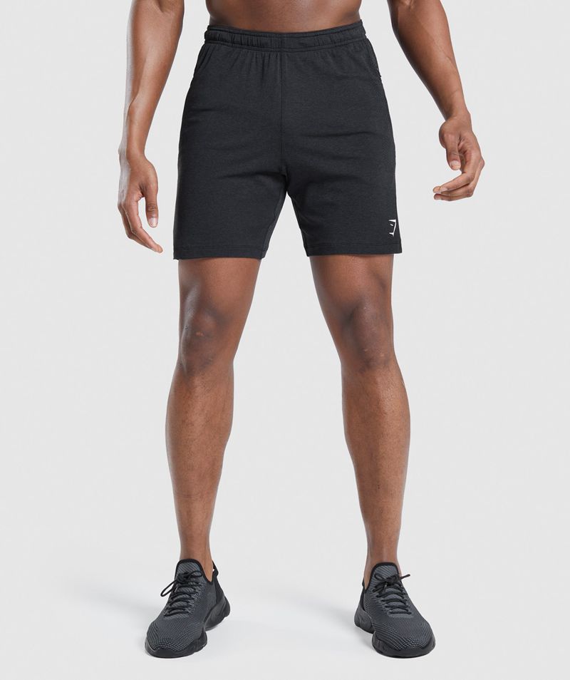 Men's Gymshark Vital Light Shorts Black | USA 4650-KMQBJ