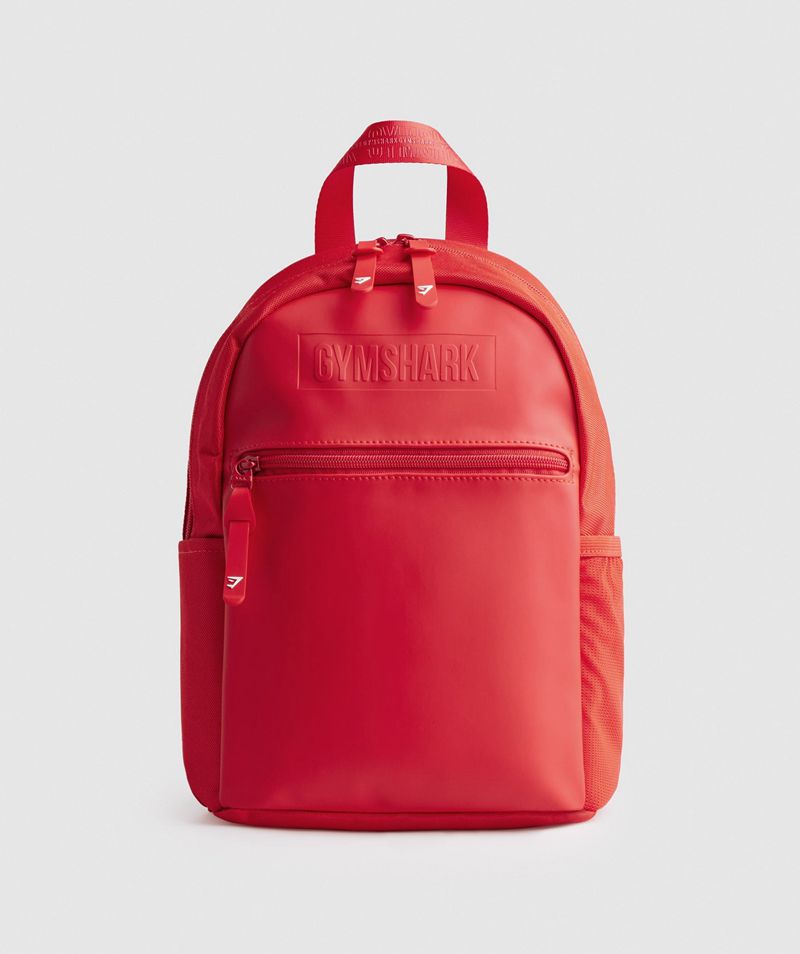 Women's Gymshark Everyday Mini Backpack Red | USA 9854-OMXAK