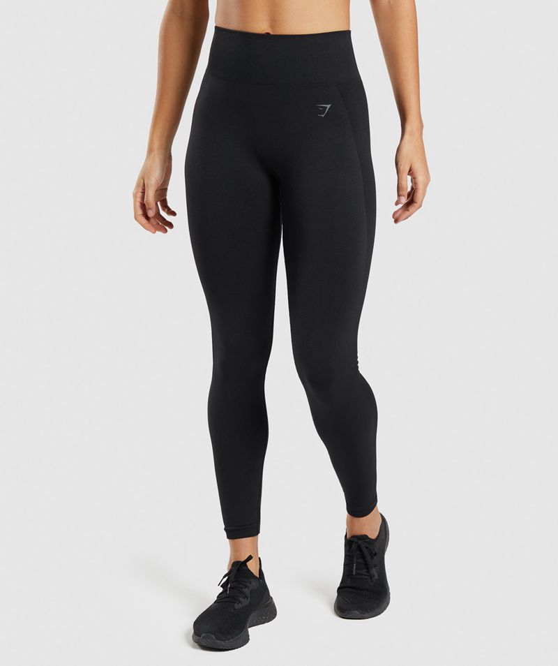 Women's Gymshark Flex High Waisted Leggings Black | USA 9703-NERUB