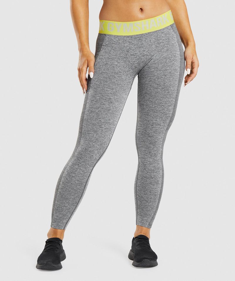 Women's Gymshark Flex Low Rise Leggings Grey | USA 3587-EWROT