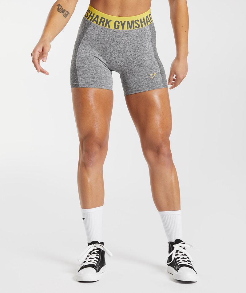 Women's Gymshark Flex Shorts Grey | USA 9204-RVTDE