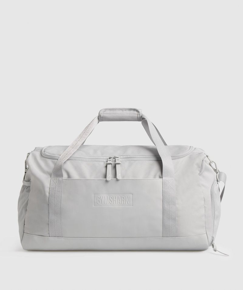 Women's Gymshark Medium Everyday Holdall Bags Light Grey | USA 7301-ZSHKW