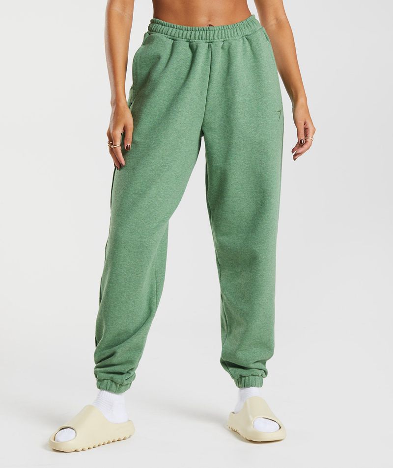 Women's Gymshark Rest Day Sweats Joggers Green | USA 3852-UKJQX