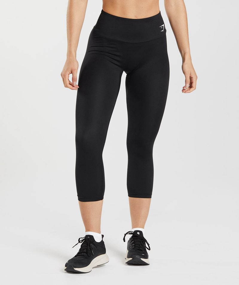 Women's Gymshark Training 7/8 Leggings Black | USA 0674-JQRVF