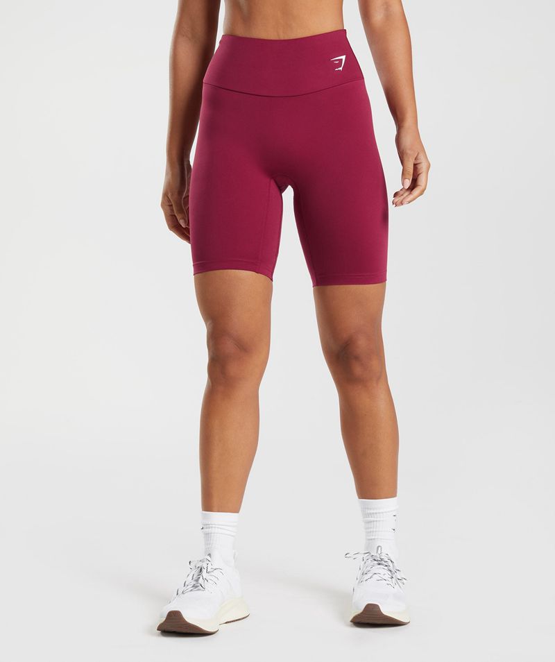 Women's Gymshark Training Cycling Shorts Pink | USA 3746-UAQFR