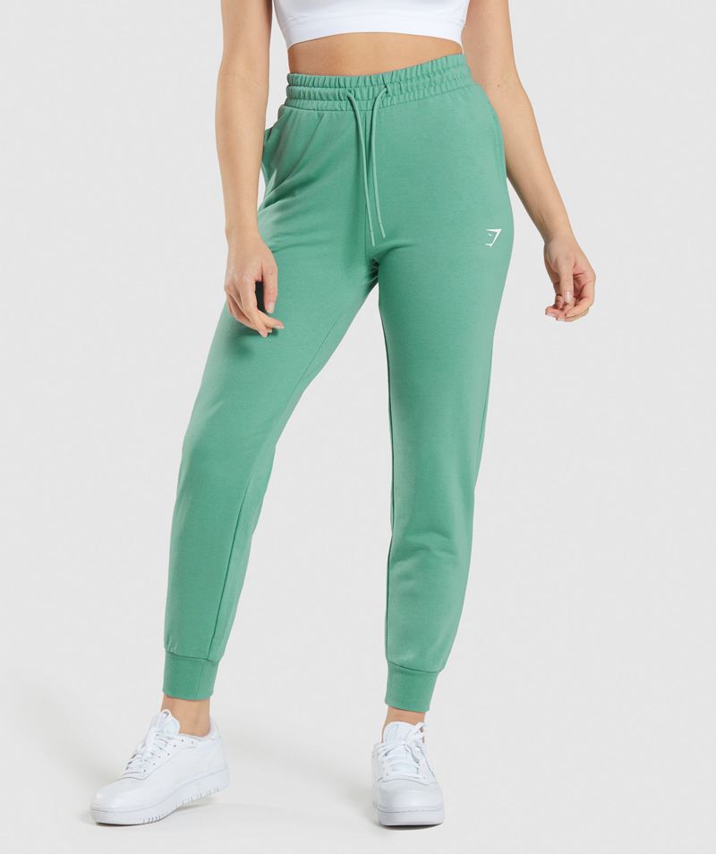 Women's Gymshark Training Joggers Green | USA 5794-SLVTQ