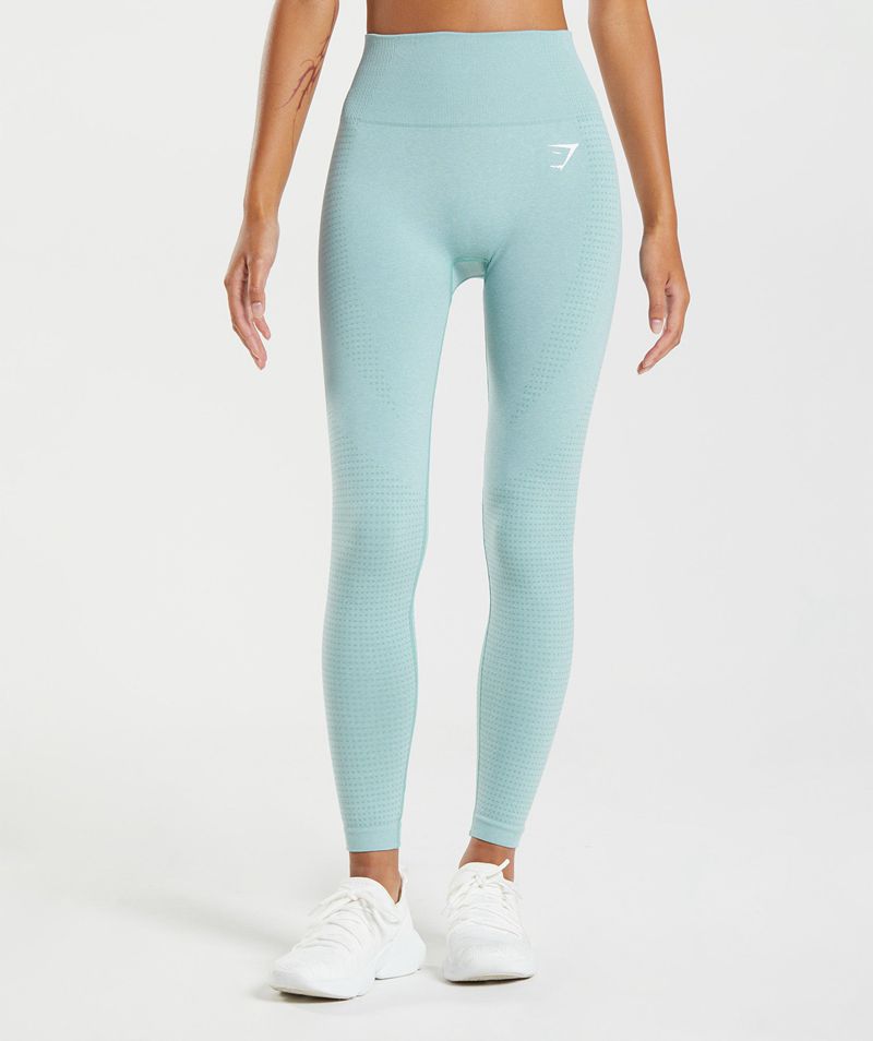 Women's Gymshark Vital Seamless 2.0 Leggings Blue | USA 2590-BOXDU