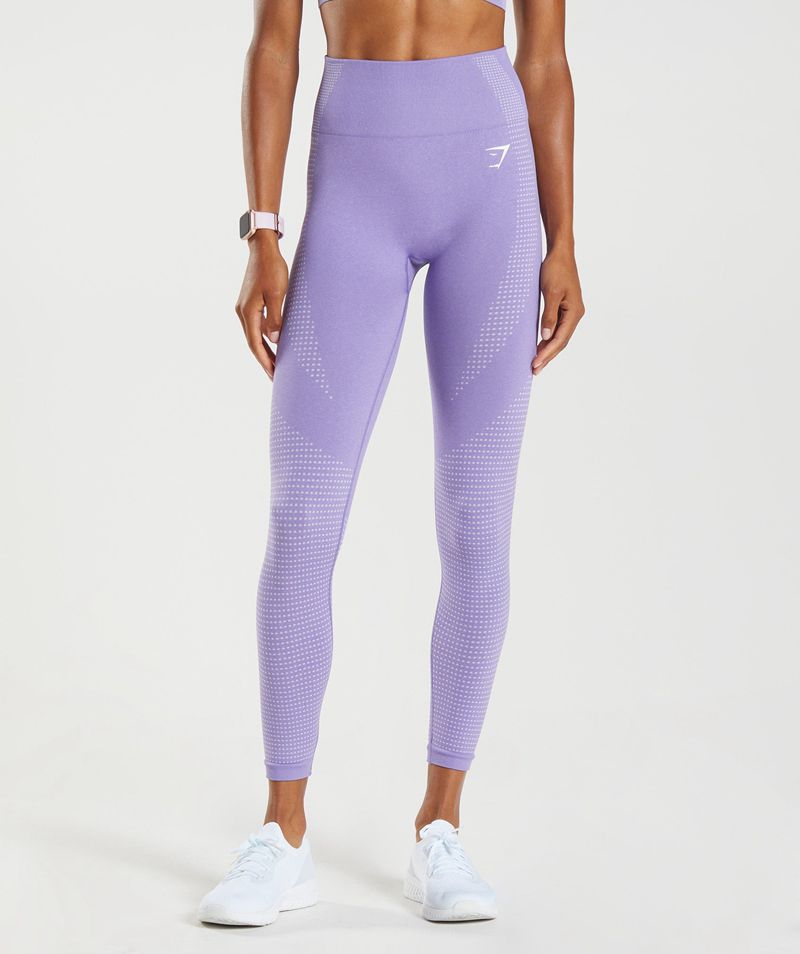 Women's Gymshark Vital Seamless 2.0 Leggings Purple | USA 6120-AOBKR