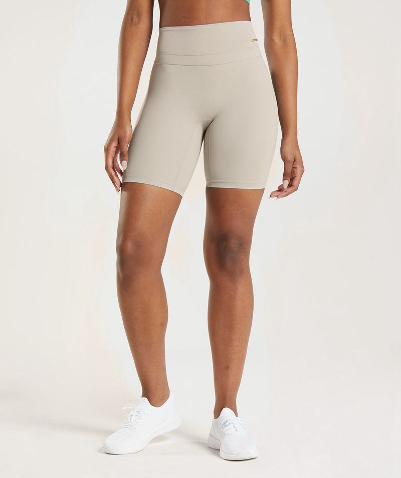 Women's Gymshark Whitney Cycling Shorts Grey | USA 3560-EFYLI