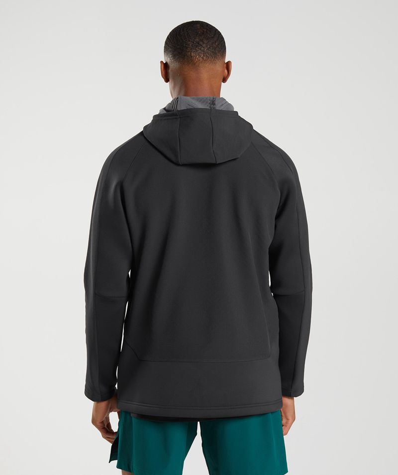 Men's Gymshark Apex Jackets Black | USA  4325-MLFWR