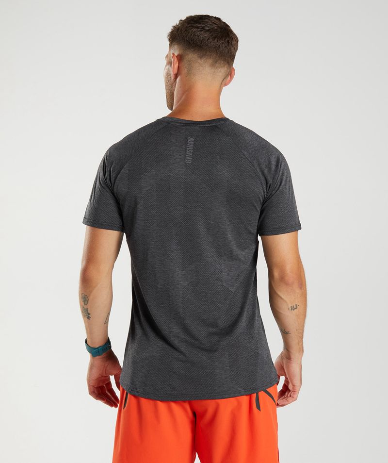 Men's Gymshark Apex T-Shirts Black | USA  3162-LZGQP