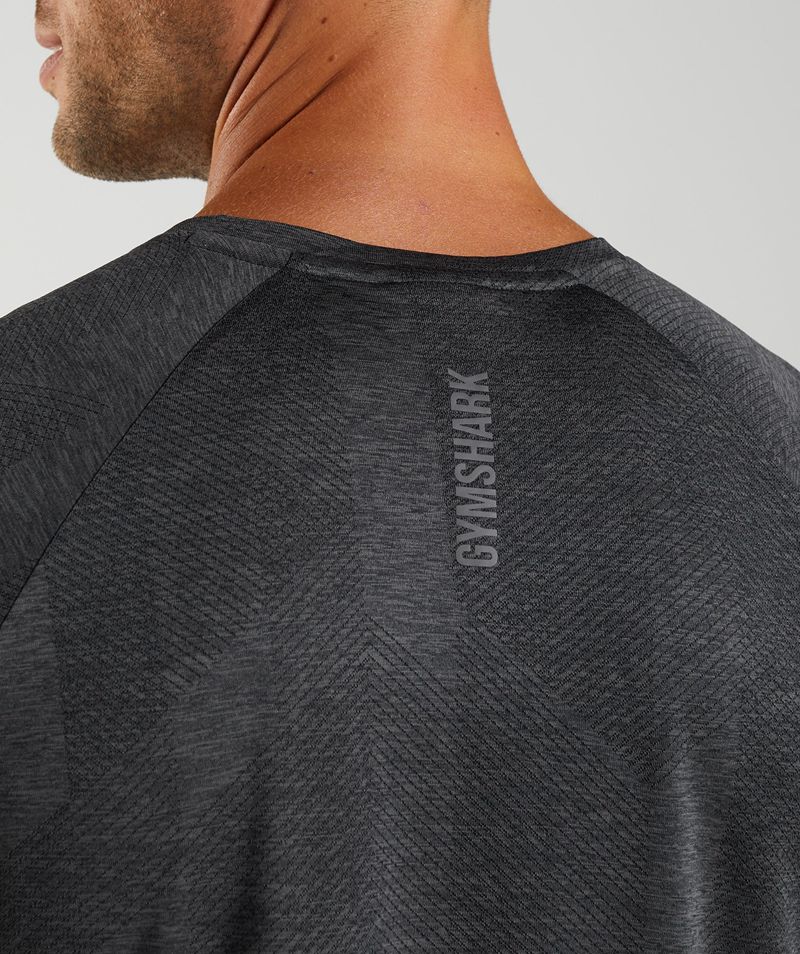 Men's Gymshark Apex T-Shirts Black | USA  3162-LZGQP