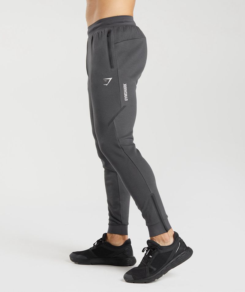 Men's Gymshark Apex Technical Joggers Grey | USA  5310-TGFNE