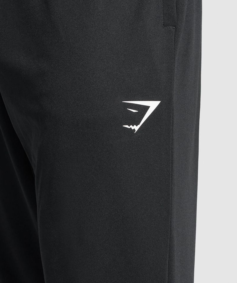 Men's Gymshark Arrival Knit Joggers Black | USA  0987-ZMNHT