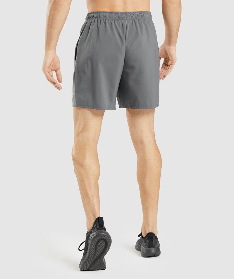 Men's Gymshark Arrival Shorts Grey | USA  4352-EDAIF