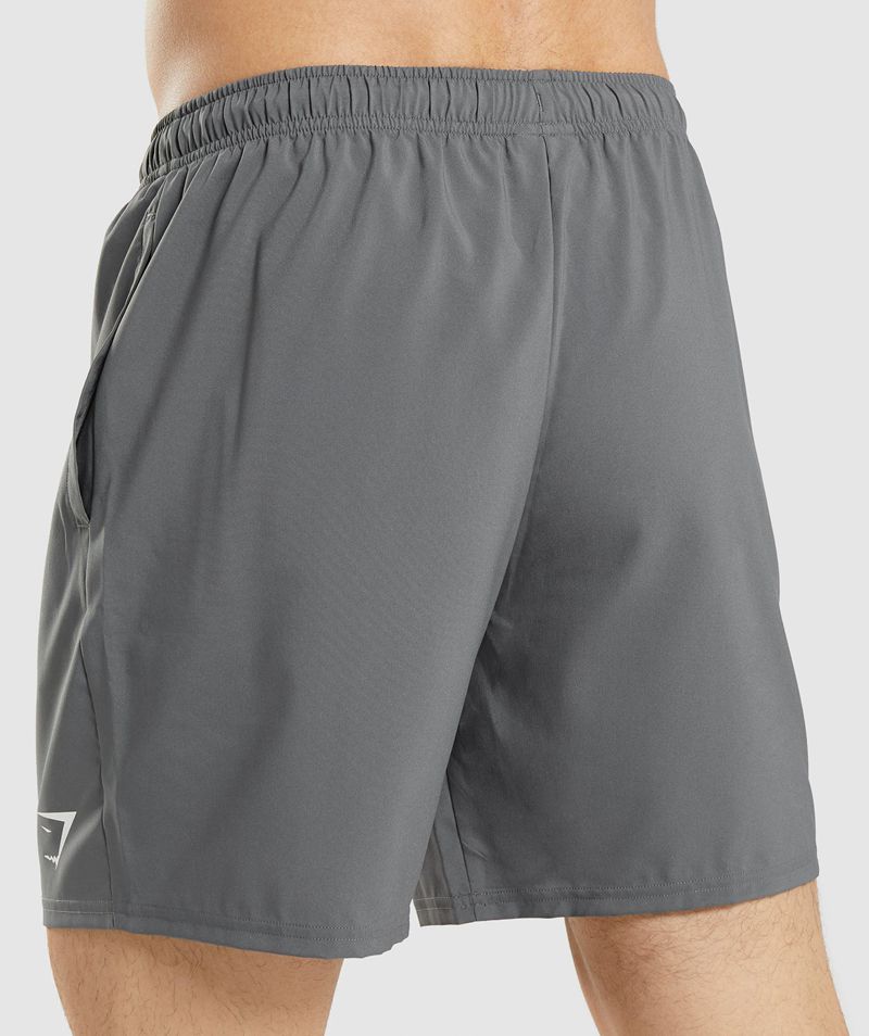 Men's Gymshark Arrival Shorts Grey | USA  4352-EDAIF