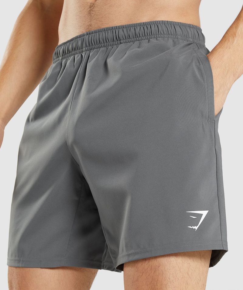 Men's Gymshark Arrival Shorts Grey | USA  4352-EDAIF