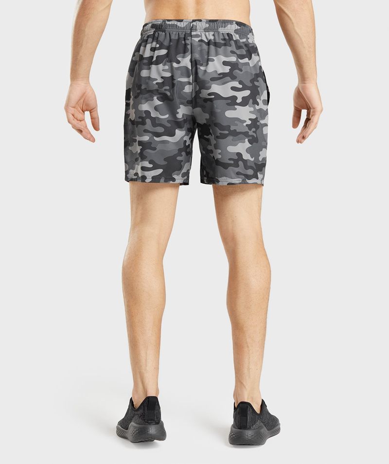 Men's Gymshark Arrival Shorts Grey | USA  6789-CILPE