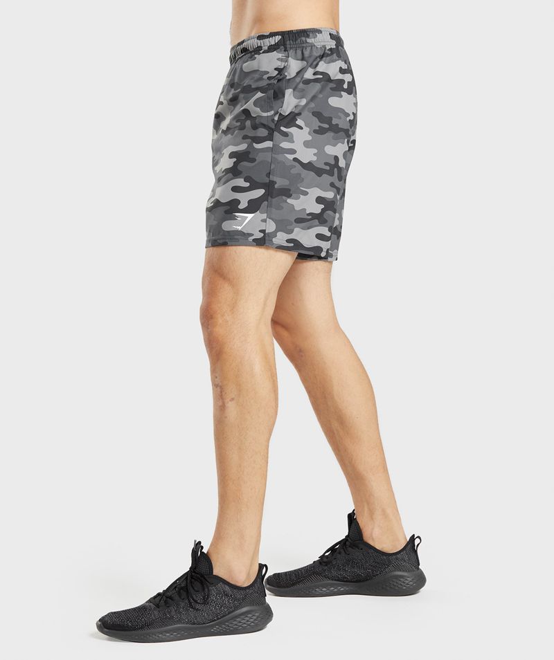 Men's Gymshark Arrival Shorts Grey | USA  6789-CILPE