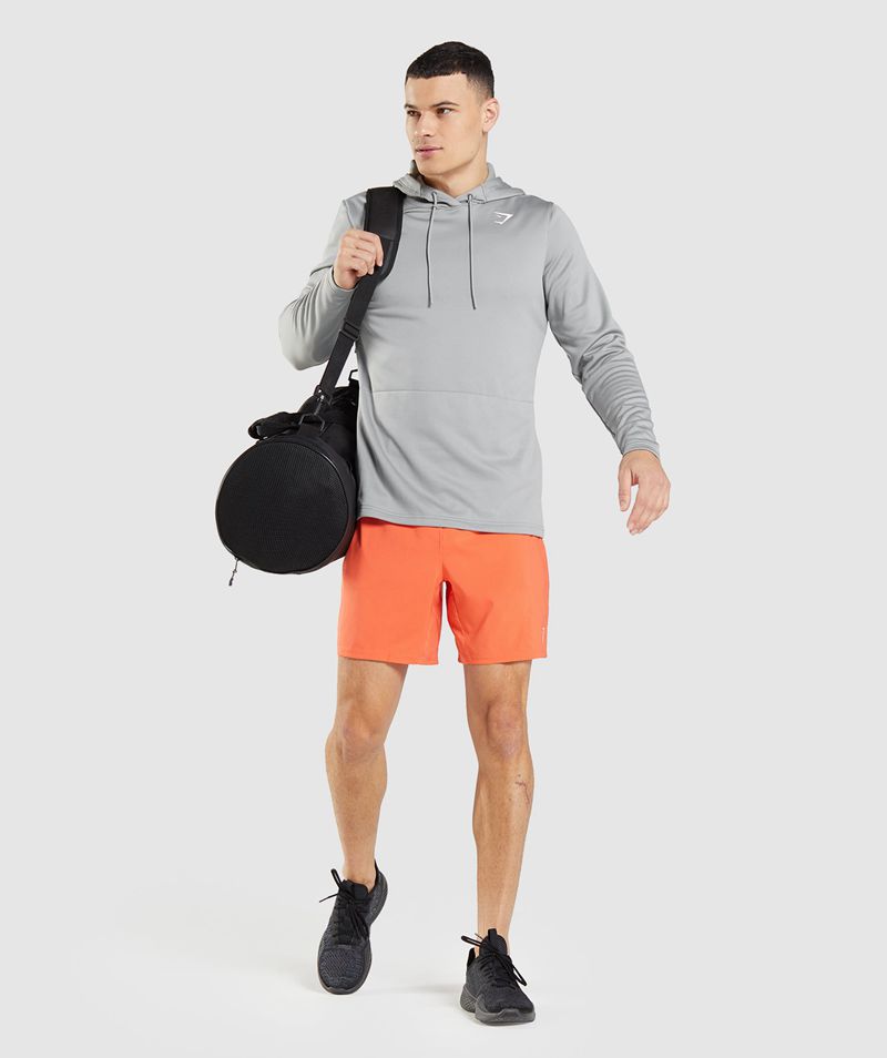 Men's Gymshark Arrival Shorts Orange | USA  5704-PIDBL