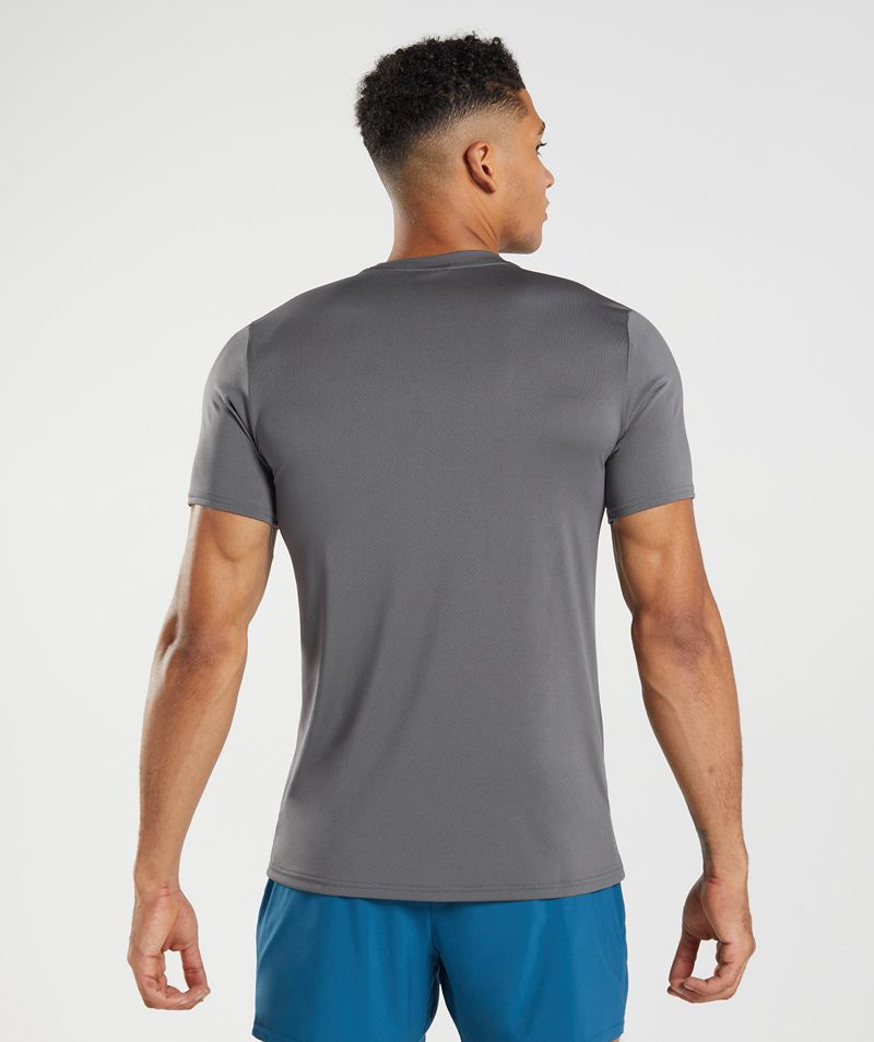 Men's Gymshark Arrival T-Shirts Grey | USA  0914-IUQLE