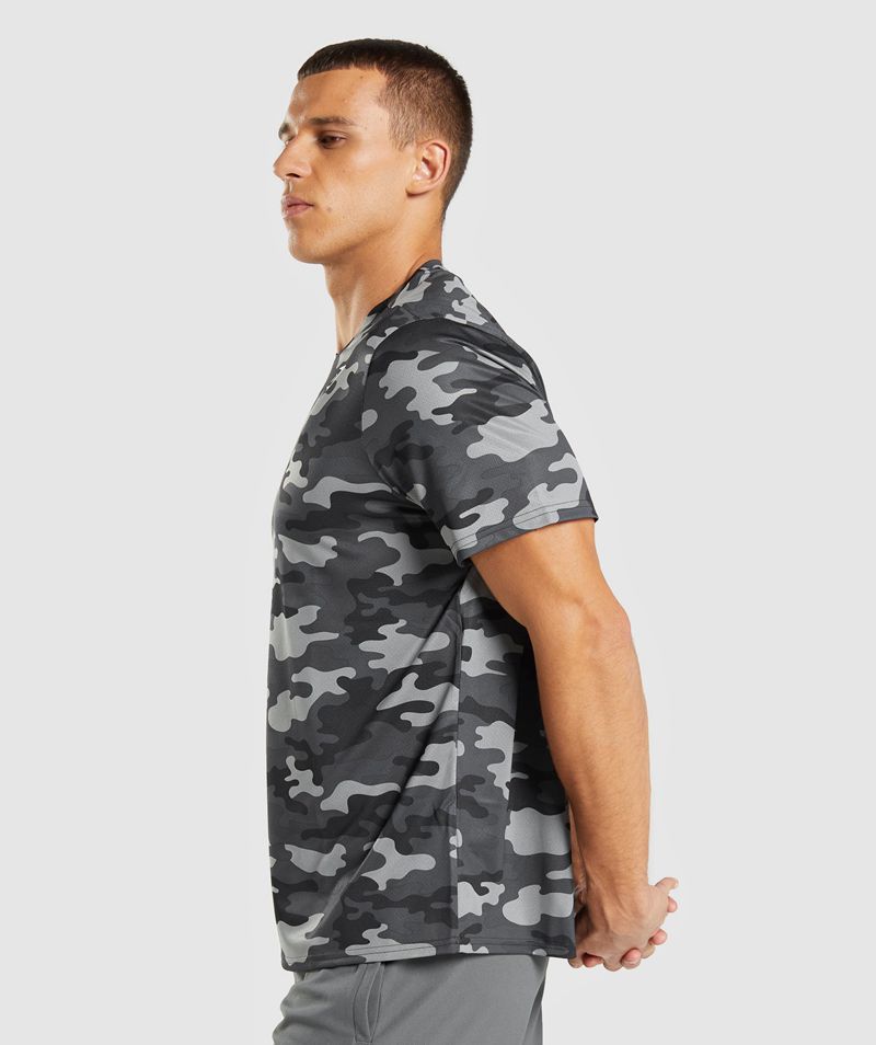 Men's Gymshark Arrival T-Shirts Grey | USA  2470-SXGMB