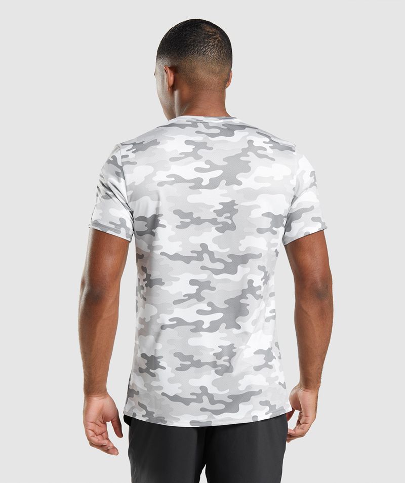 Men's Gymshark Arrival T-Shirts Light Grey | USA  1084-JDPHC