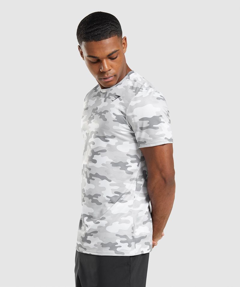 Men's Gymshark Arrival T-Shirts Light Grey | USA  1084-JDPHC