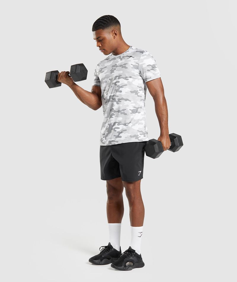 Men's Gymshark Arrival T-Shirts Light Grey | USA  1084-JDPHC