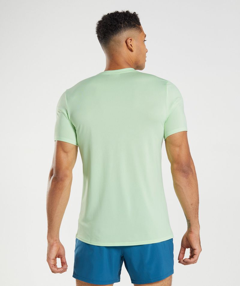 Men's Gymshark Arrival T-Shirts Mint | USA  8760-YFAZI