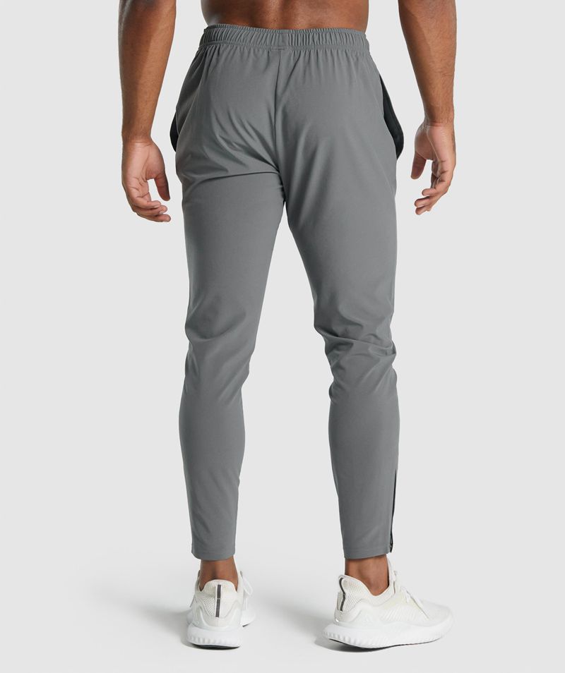 Men's Gymshark Arrival Woven Joggers Grey | USA  4567-ZQTPM