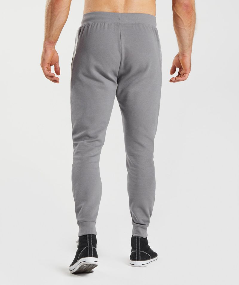 Men's Gymshark Bold React Joggers Grey | USA  5082-WHLQA