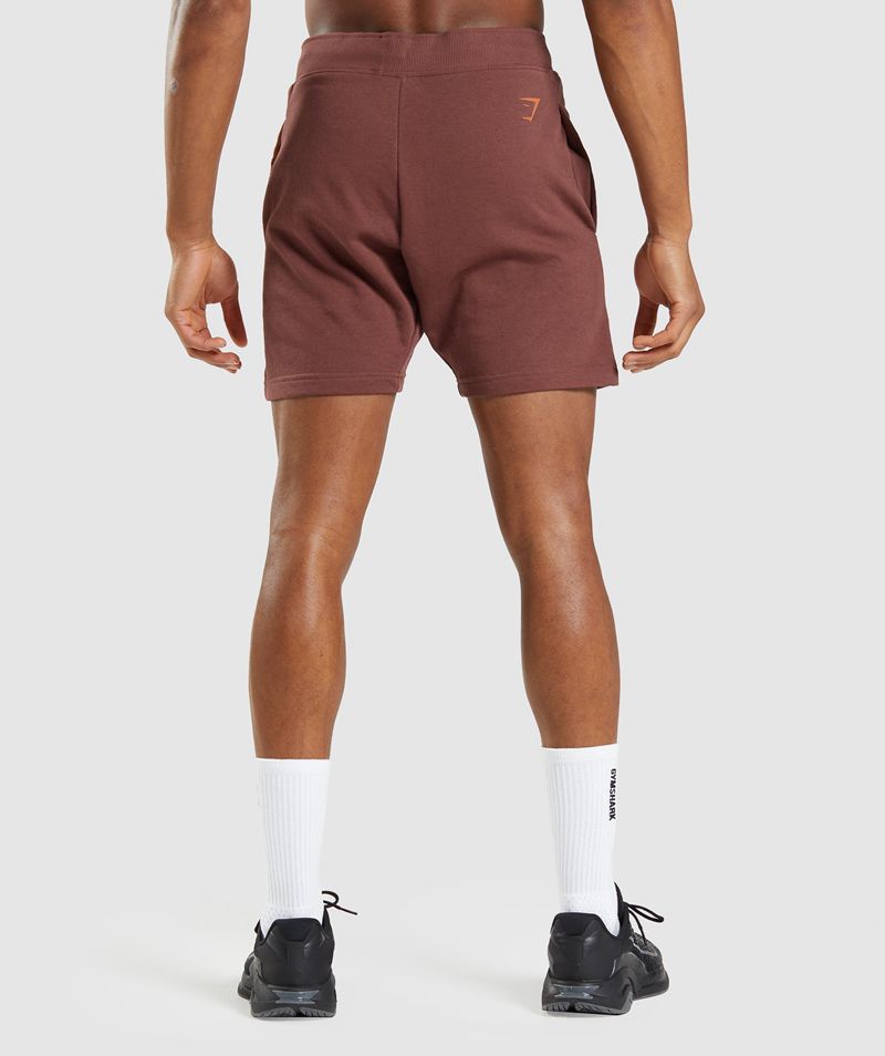 Men's Gymshark Bold Shorts Burgundy | USA  6524-CYSKG