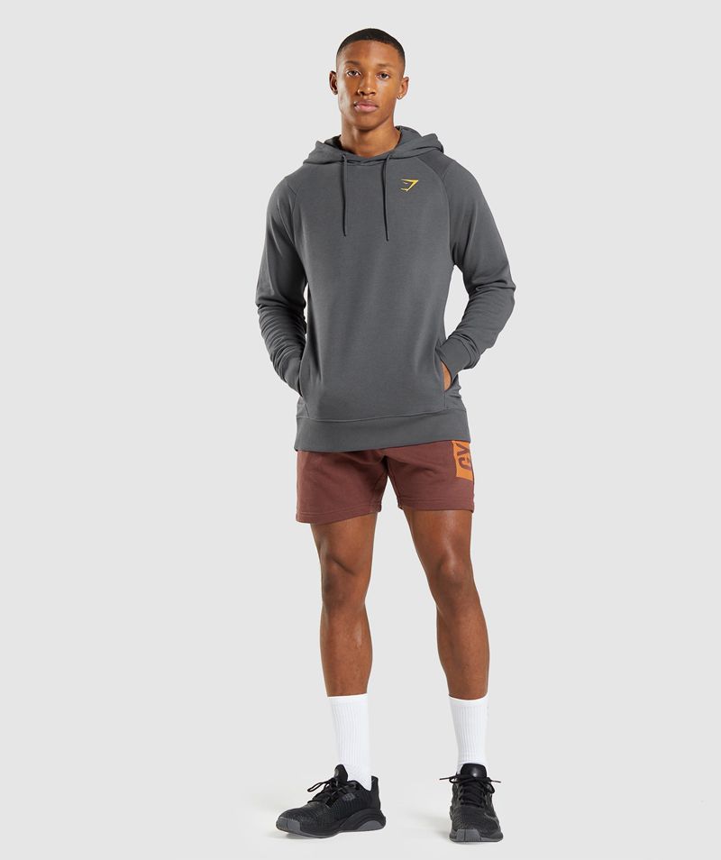 Men's Gymshark Bold Shorts Burgundy | USA  6524-CYSKG