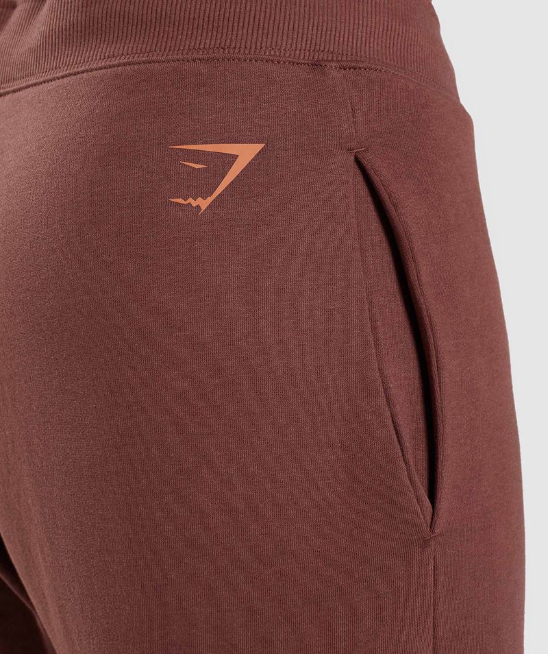 Men's Gymshark Bold Shorts Burgundy | USA  6524-CYSKG