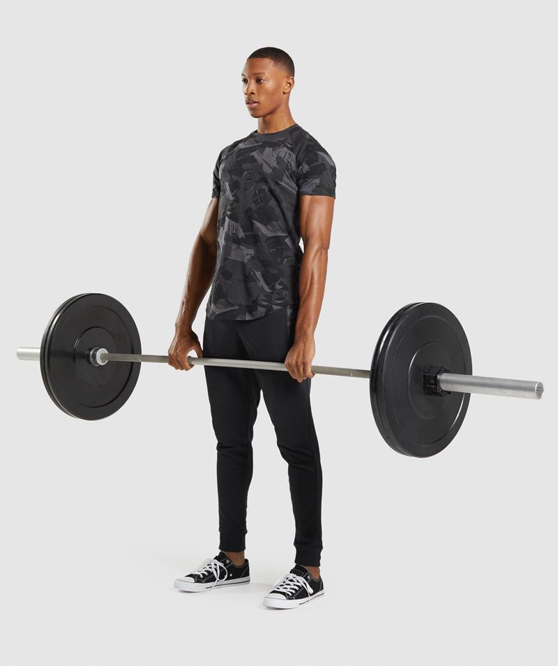 Men's Gymshark Bold T-Shirts Grey | USA  6904-ZLRPG