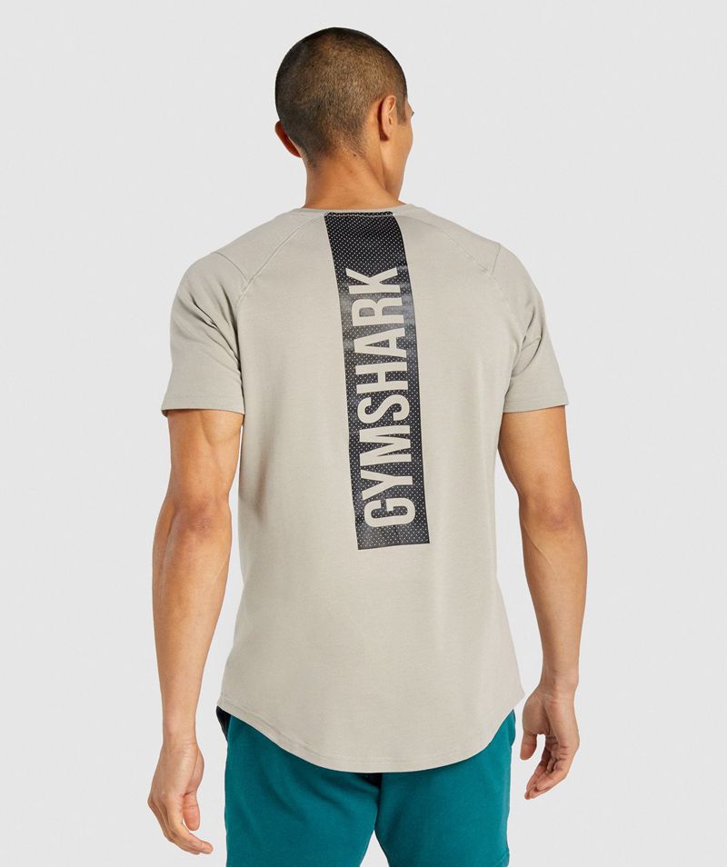 Men's Gymshark Bold T-Shirts Grey | USA  9468-JEXIM